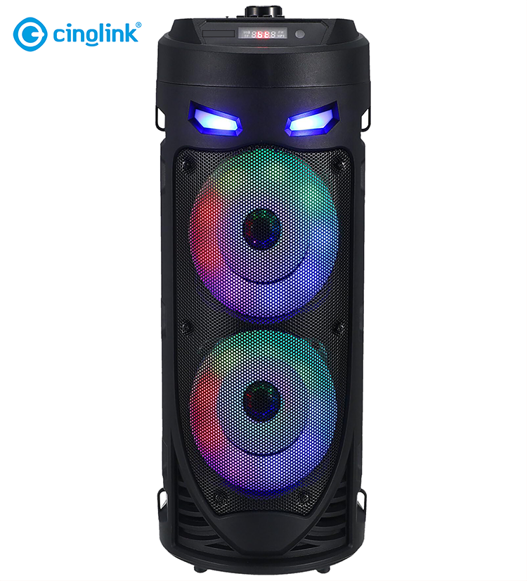 Cinolink CBS-4022 Bluetooths Speaker RGB LED  Karaoke Party DJ Audio Microphone Outdoor Styl